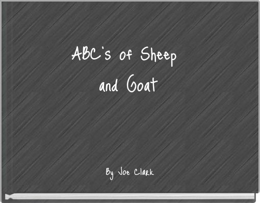 ABC's of Sheep and Goat