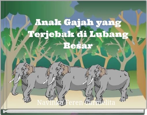 Anak Gajah yang Terjebak di Lubang Besar