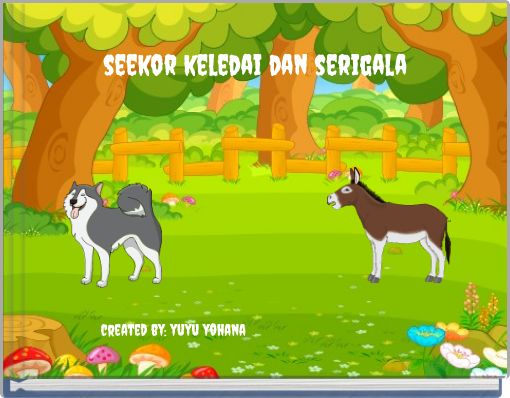 seekor keledai dan serigala