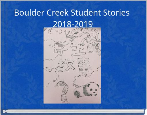 Front cover of 'Boulder Creek Student Stories 2018-2019' 