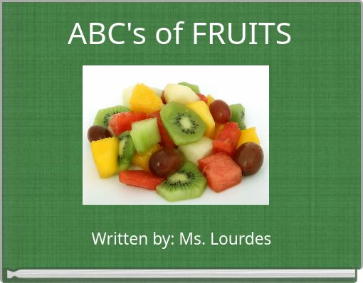 Front cover of 'ABC's of FRUITS' 