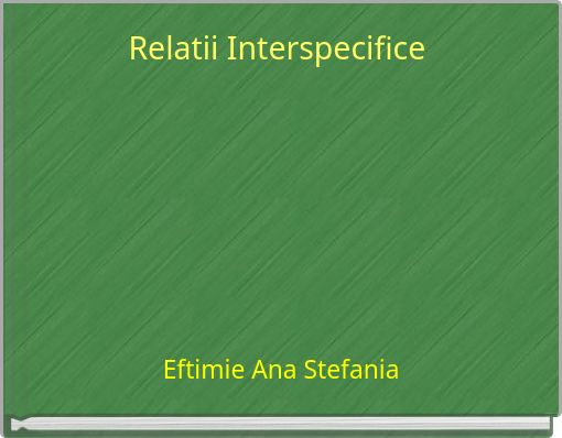 Relatii Interspecifice