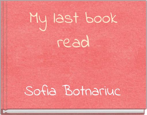 Front cover of 'My last book read' 