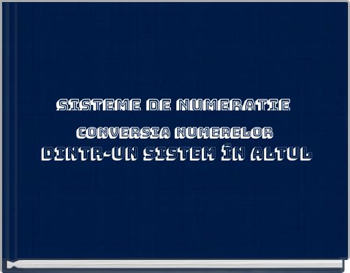 Sisteme de numerație