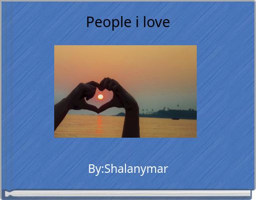 Front cover of 'People i love' 