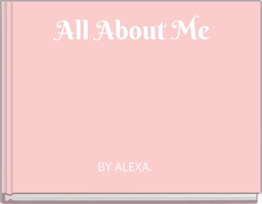 Front cover of 'All About Me' 