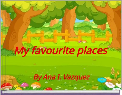 Front cover of 'My favourite places' 