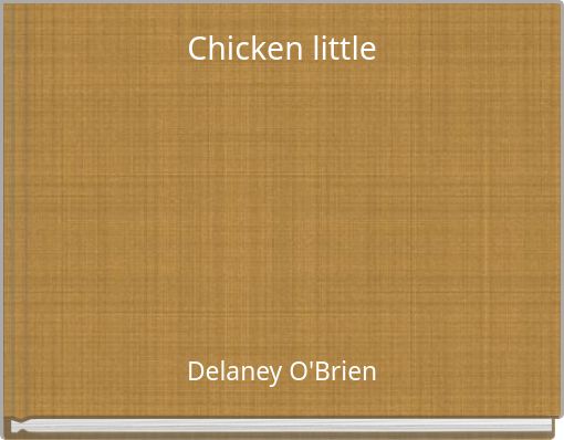 Front cover of 'Chicken little' 