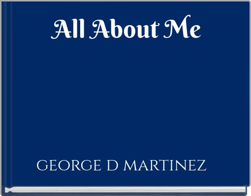 Front cover of 'All About Me' 