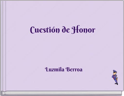 Front cover of 'Cuestión de Honor' 