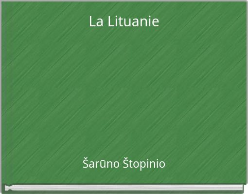 Front cover of 'La Lituanie' 