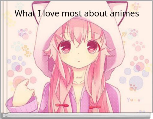 Front cover of 'What I love most about animes' 