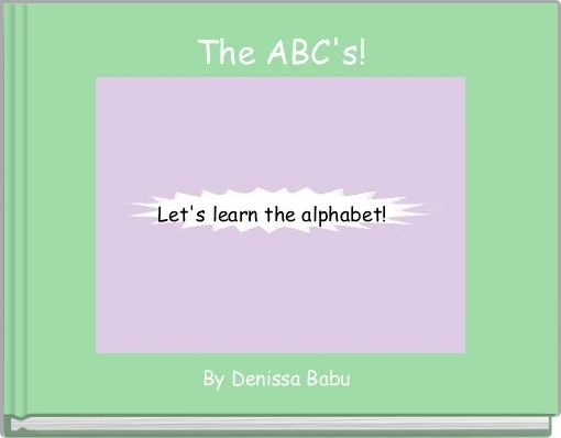 Front cover of 'The ABC's!' 