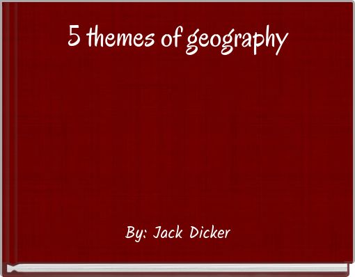 5 themes of geography