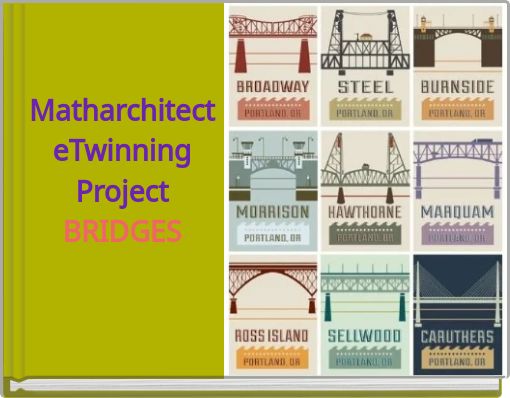 Book Cover for: Matharchitect eTwinning Project BRIDGES