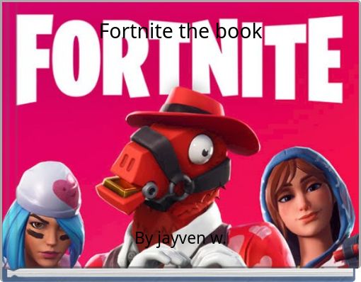 Front cover of 'Fortnite the book' 