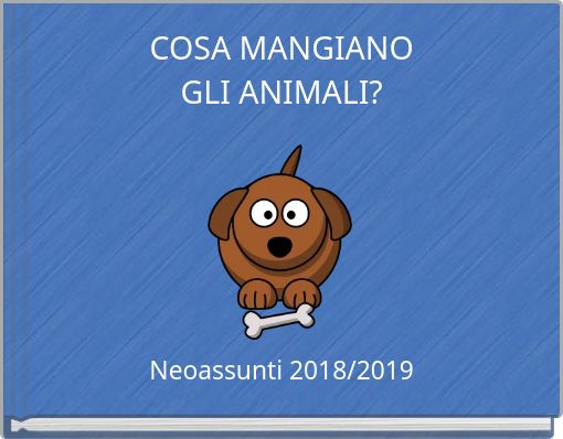 Front cover of 'COSA MANGIANO GLI ANIMALI?' 
