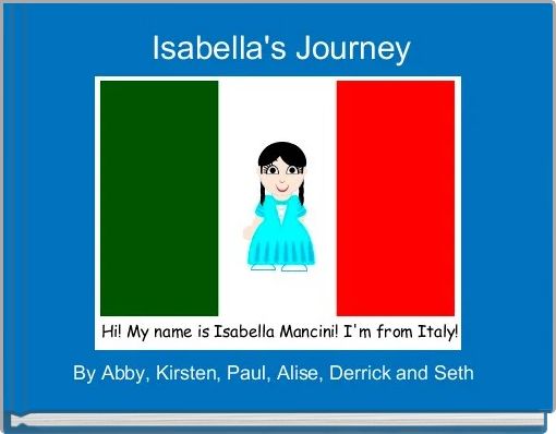 Front cover of 'Isabella's Journey' 