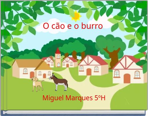Front cover of 'O cão e o burro' 
