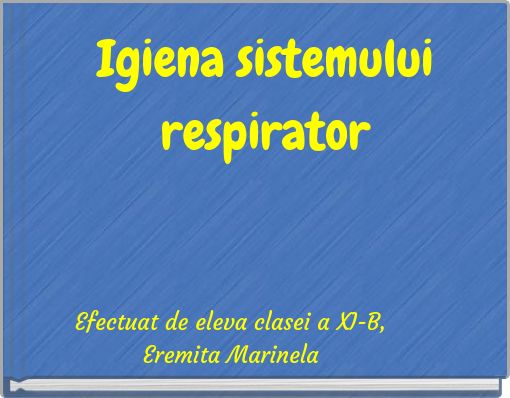 Igiena sistemului respirator