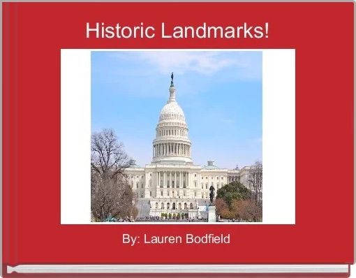 Front cover of 'Historic Landmarks!' 
