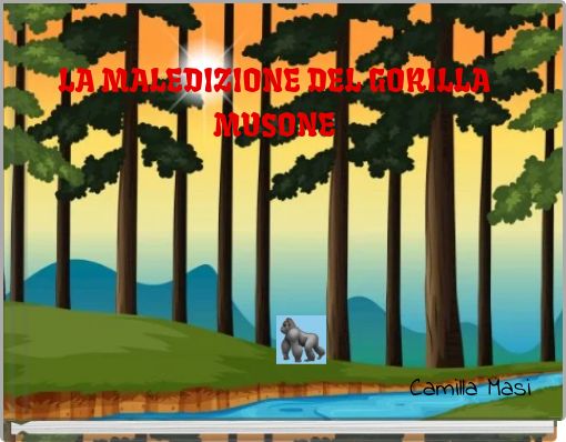 Front cover of 'LA MALEDIZIONE DEL GORILLA MUSONE' 