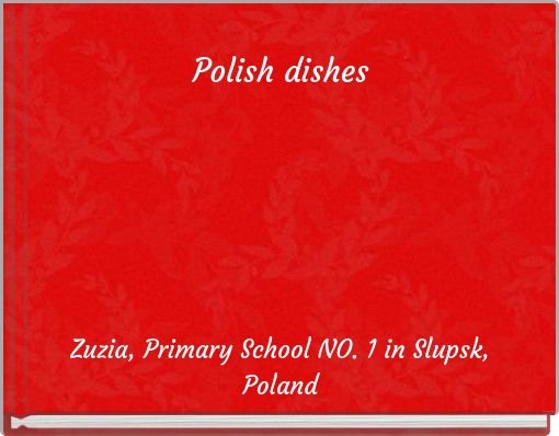 Front cover of 'Polish dishes' 