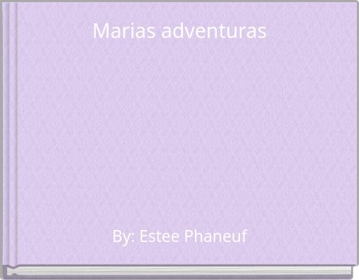 Front cover of 'Marias adventuras' 