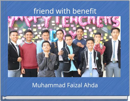 Front cover of 'friend with benefit' 
