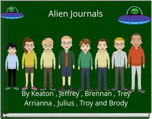 Front cover of 'Alien Journals' 