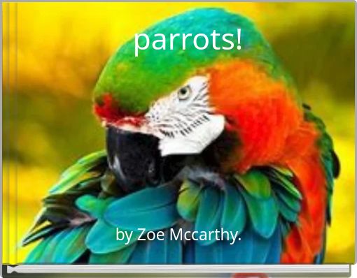 Front cover of 'parrots!' 
