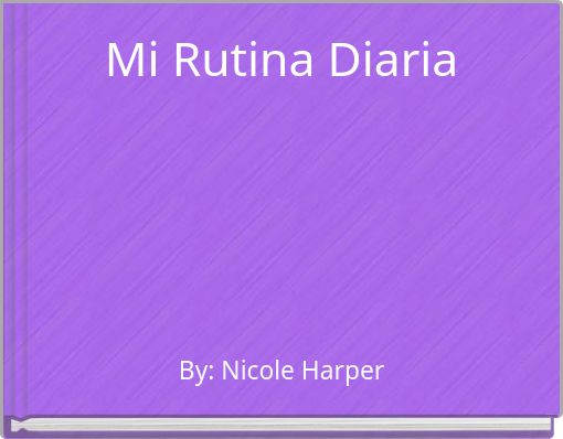 Front cover of 'Mi Rutina Diaria' 