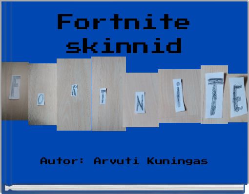 Front cover of 'Fortnite skinnid' 