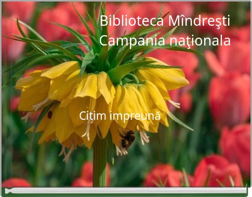 Book Cover for: Biblioteca Mîndreşti Campania naţionala