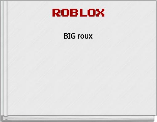 Front cover of 'ROBLOX' 