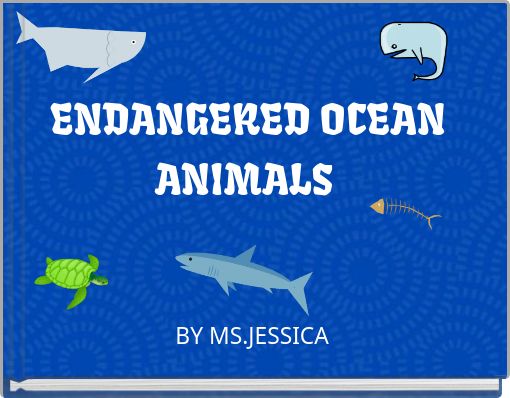 Front cover of 'ENDANGERED OCEAN ANIMALS' 