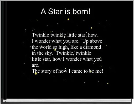 A Star is born! 
