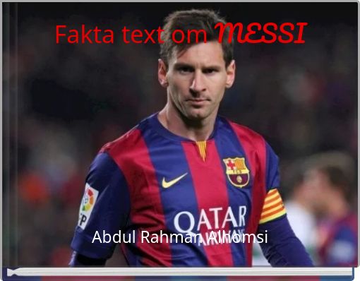 Fakta text om MESSI