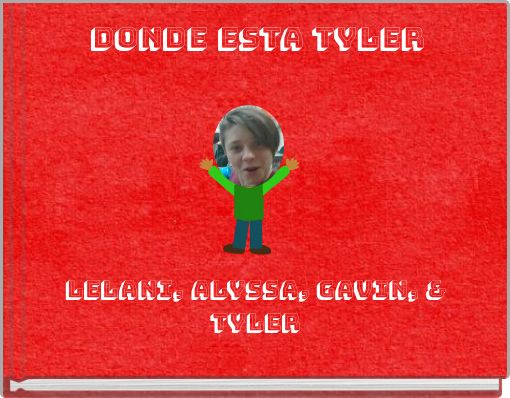 Front cover of 'donde esta tyler' 