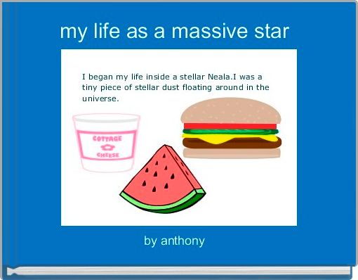 Front cover of 'my life as a massive star ' 