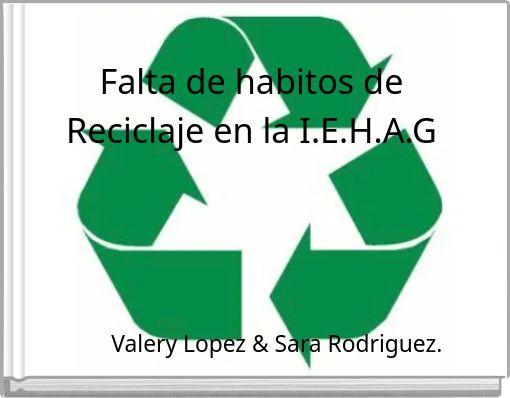 Falta de habitos de Reciclaje en la I.E.H.A.G
