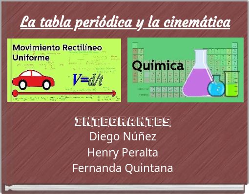La tabla periódica y la cinemática