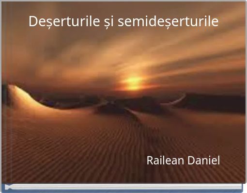 Deșerturile și semideșerturile