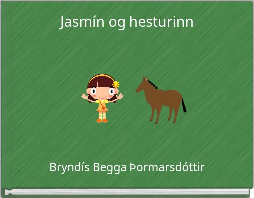 Book Cover for: Jasmín og hesturinn