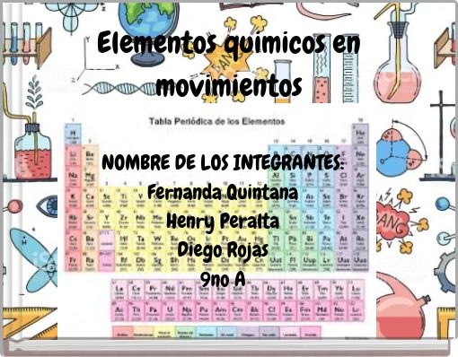 Elementos quimicos en movimientos