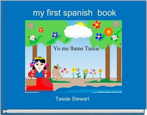 Book Cover for:  my first spanish  book