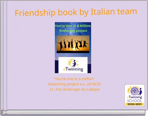 Friendship book by Italian team