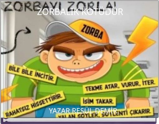 Front cover of 'ZORBALIK KÖTÜDÜR' 