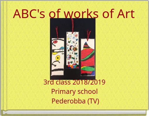 Front cover of 'ABC's of works of Art' 