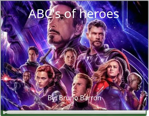 Front cover of 'ABC's of heroes' 